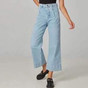 LOLA NWT Milan HIgh Rise Wide Leg Cropped Jean